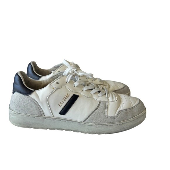 Re/done Shoes - RE/DONE 80s Basketball Shoe White Leather Sneakers Women's Size 37 US 7 Italy